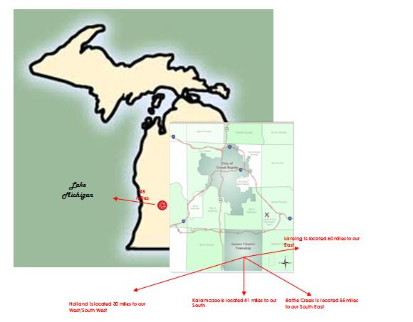 Mi_map_showing_Gaines